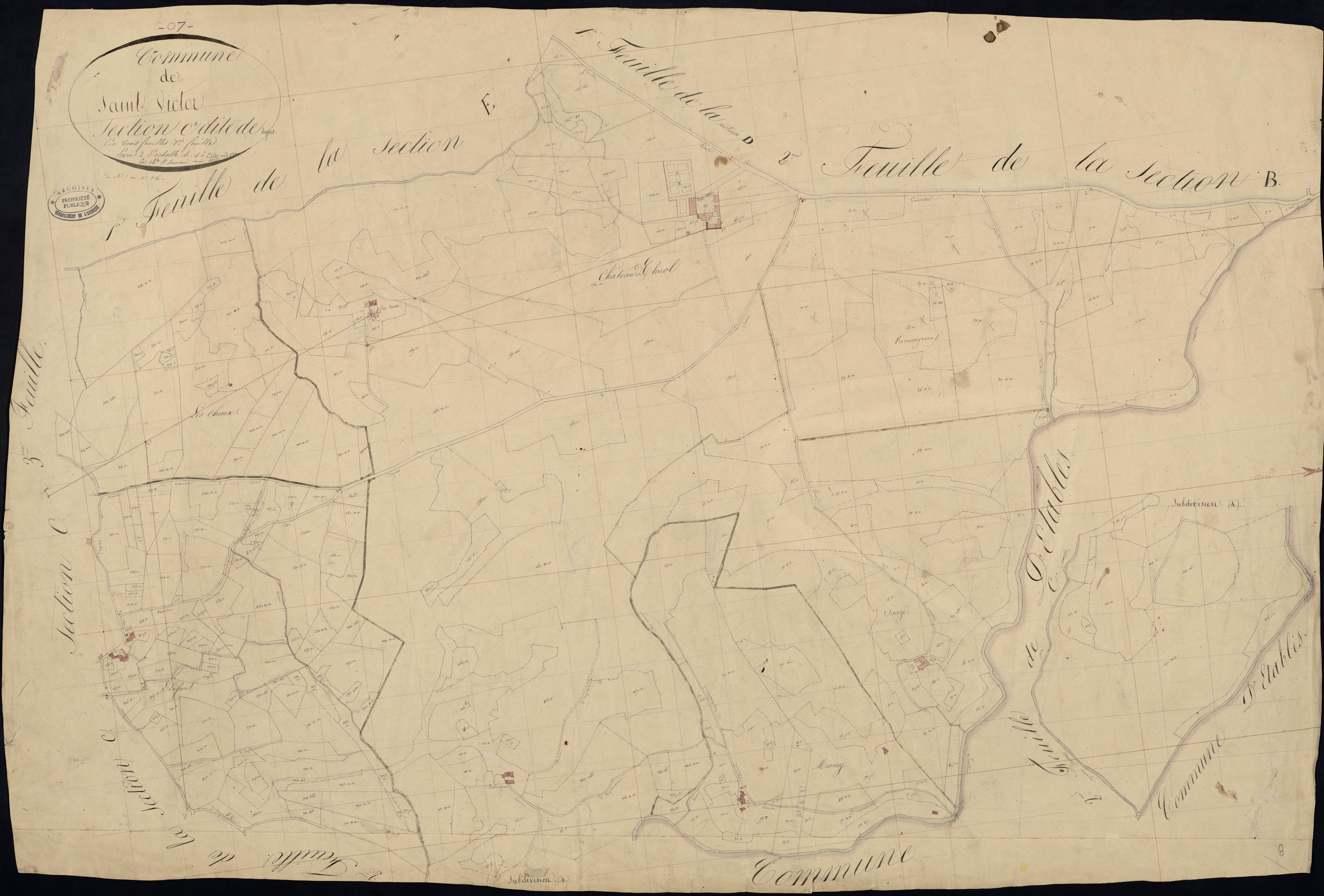 Saint-Victor - Section C - Feuillet 1