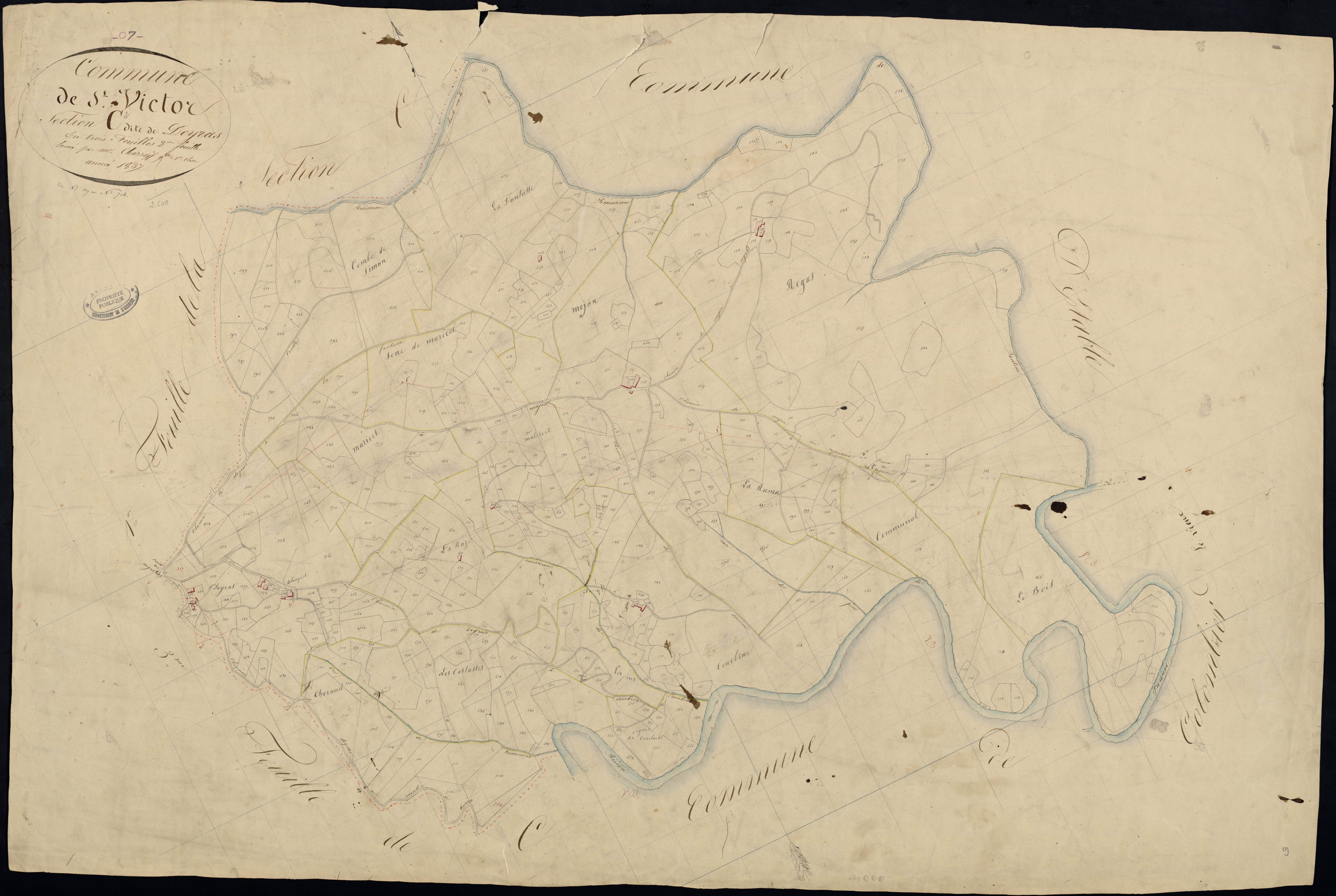Saint-Victor - Section C - Feuillet 2