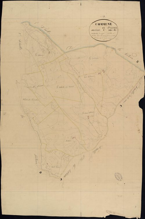 Saint-Victor - Section D - Feuillet 1