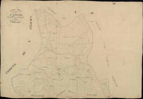 Saint-Victor - Section F - Feuillet 1