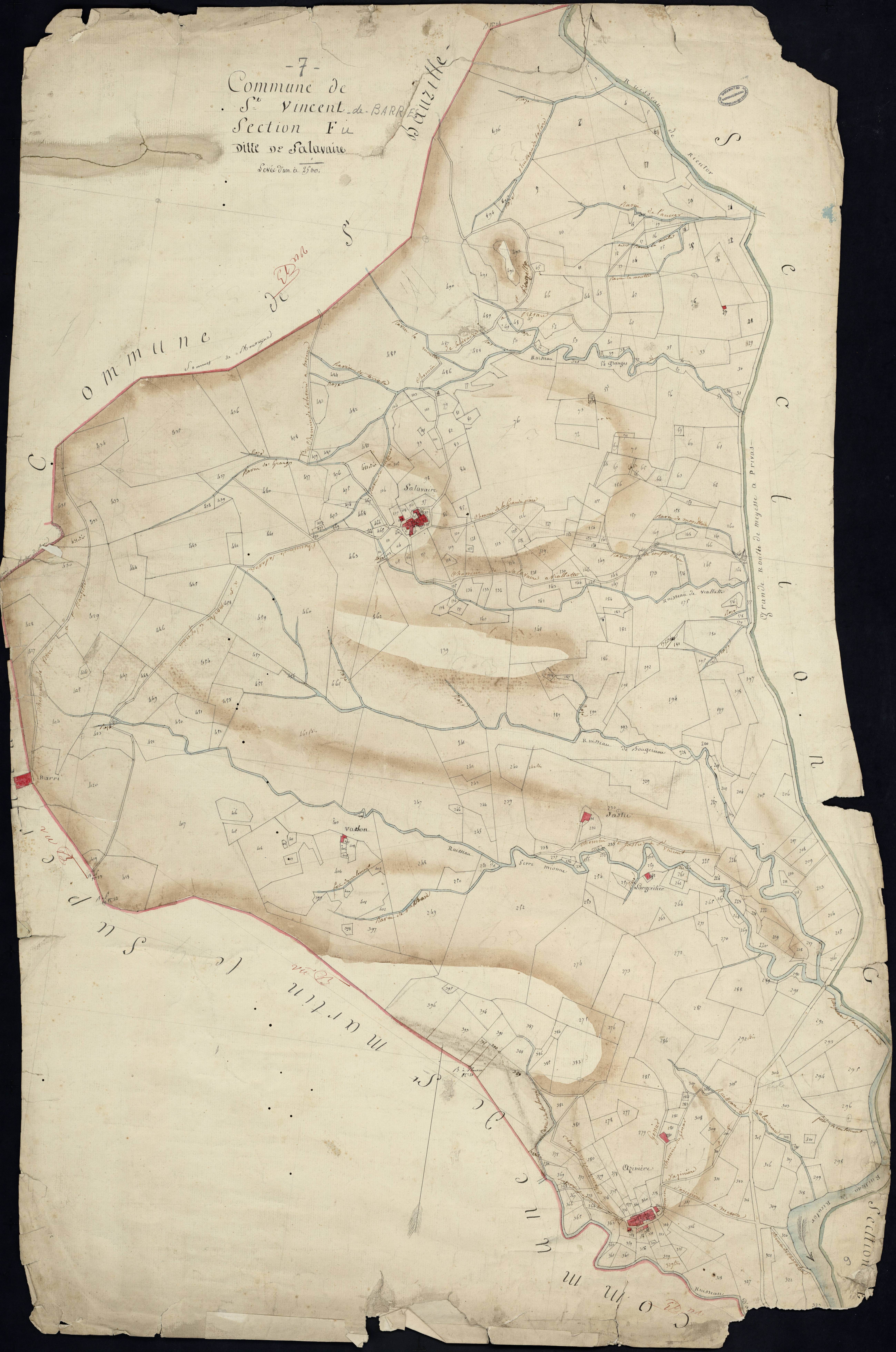 Saint-Vincent-de-Barrès - Section F