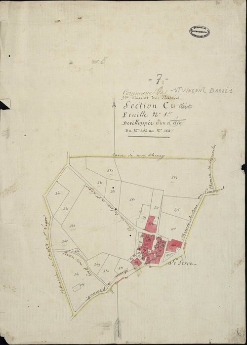 Saint-Vincent-de-Barrès - Section C