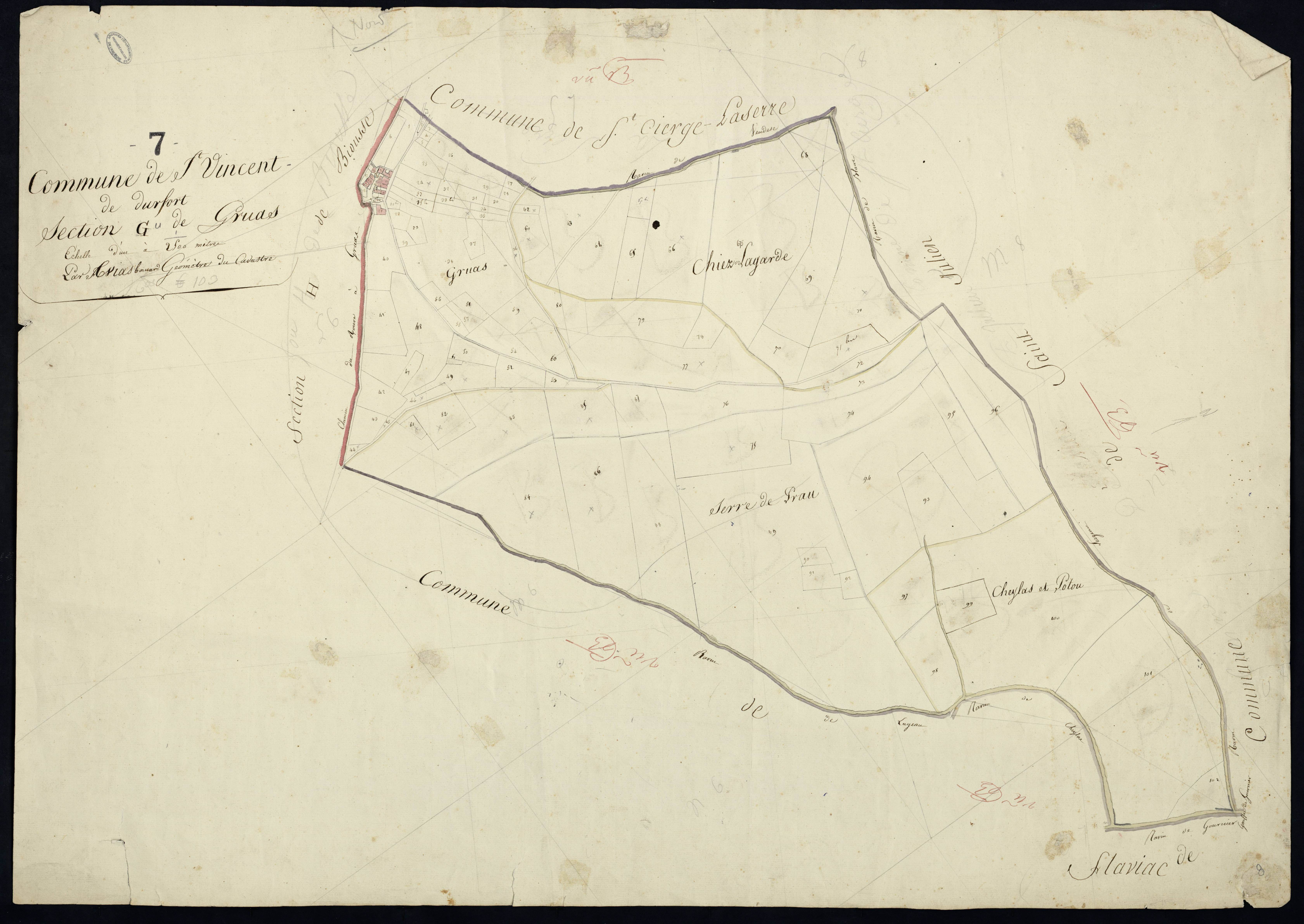 Saint-Vincent-de-Durfort - Section G