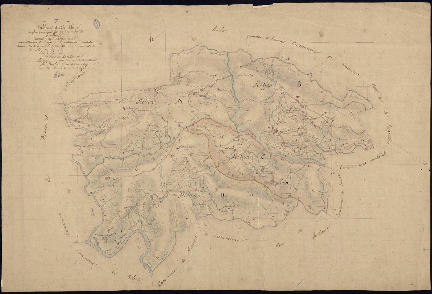 Sanilhac - Tableau d'assemblage