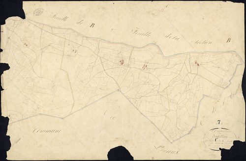 Satillieu - Section C - Feuillet 1