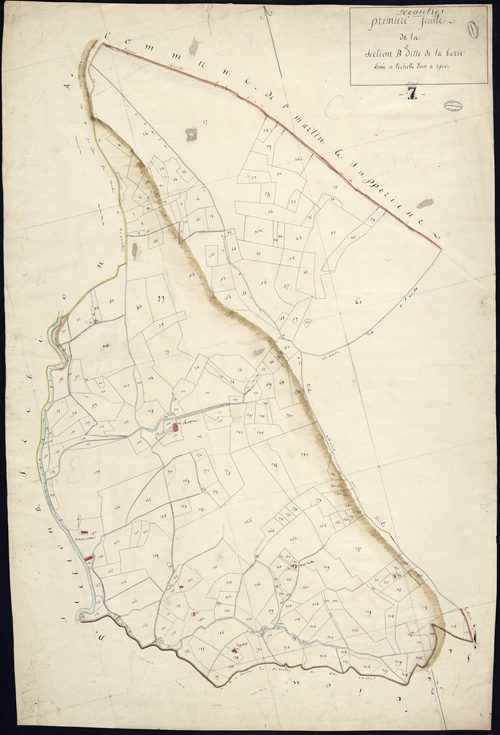 Sceautres - Section B - Feuillet 1