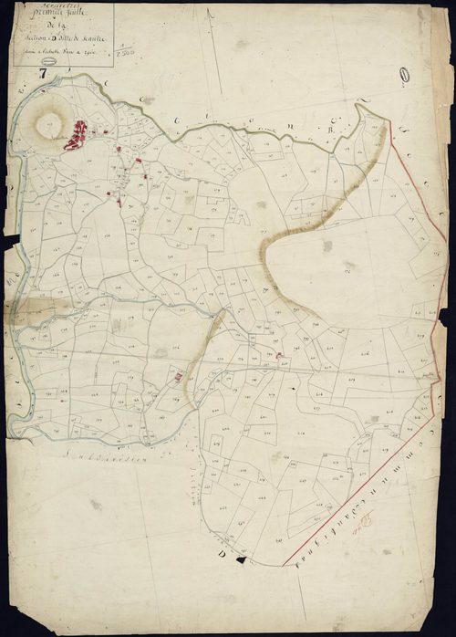 Sceautres - Section D - Feuillet 1