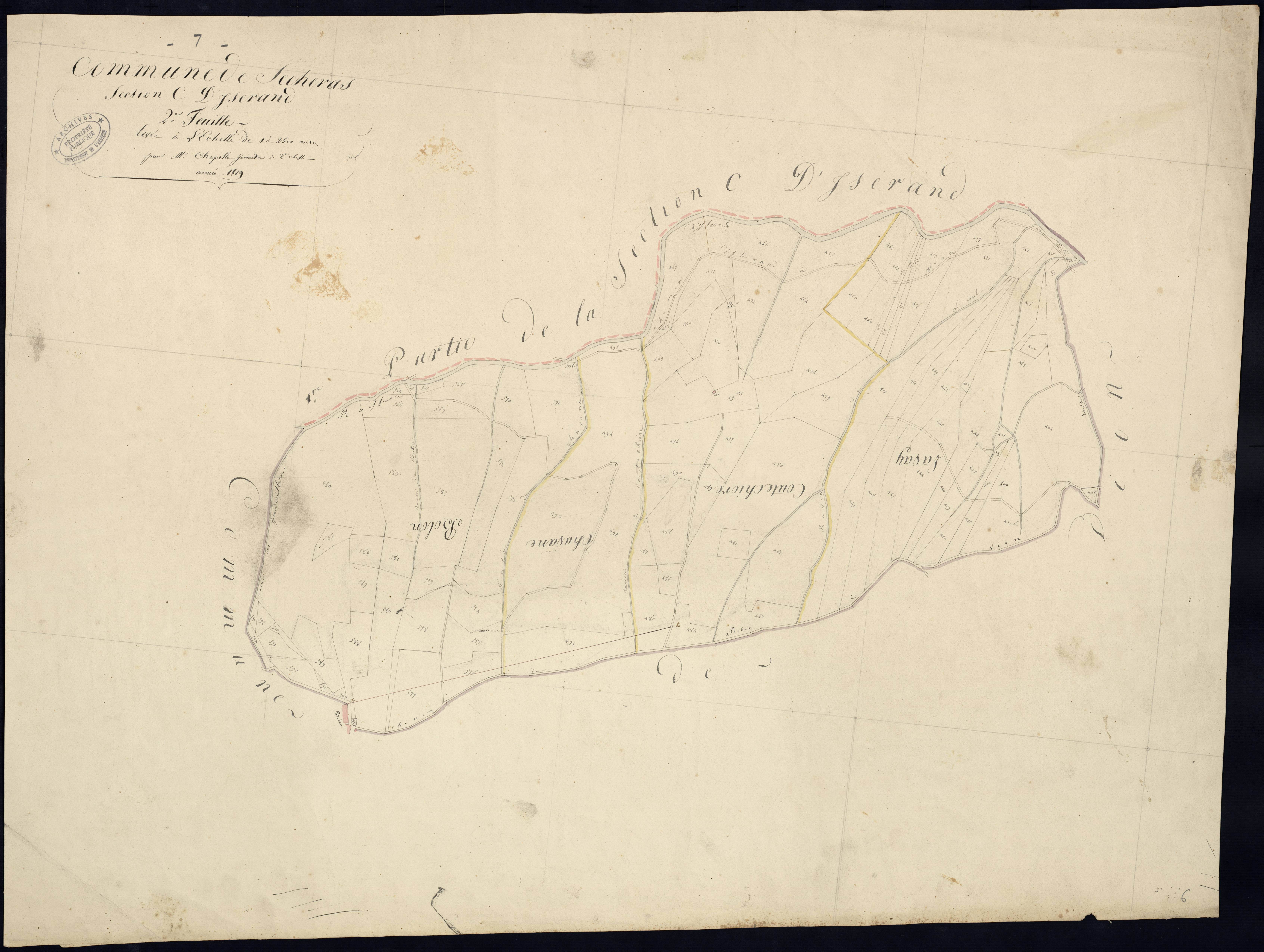 Sécheras - Section C - Feuillet 2