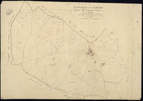 Sécheras - Section B - Feuillet 1