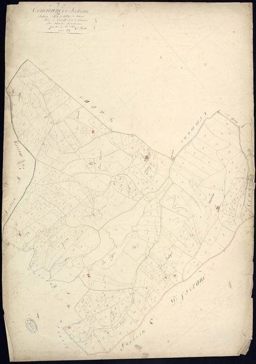 Sécheras - Section B - Feuillet 2