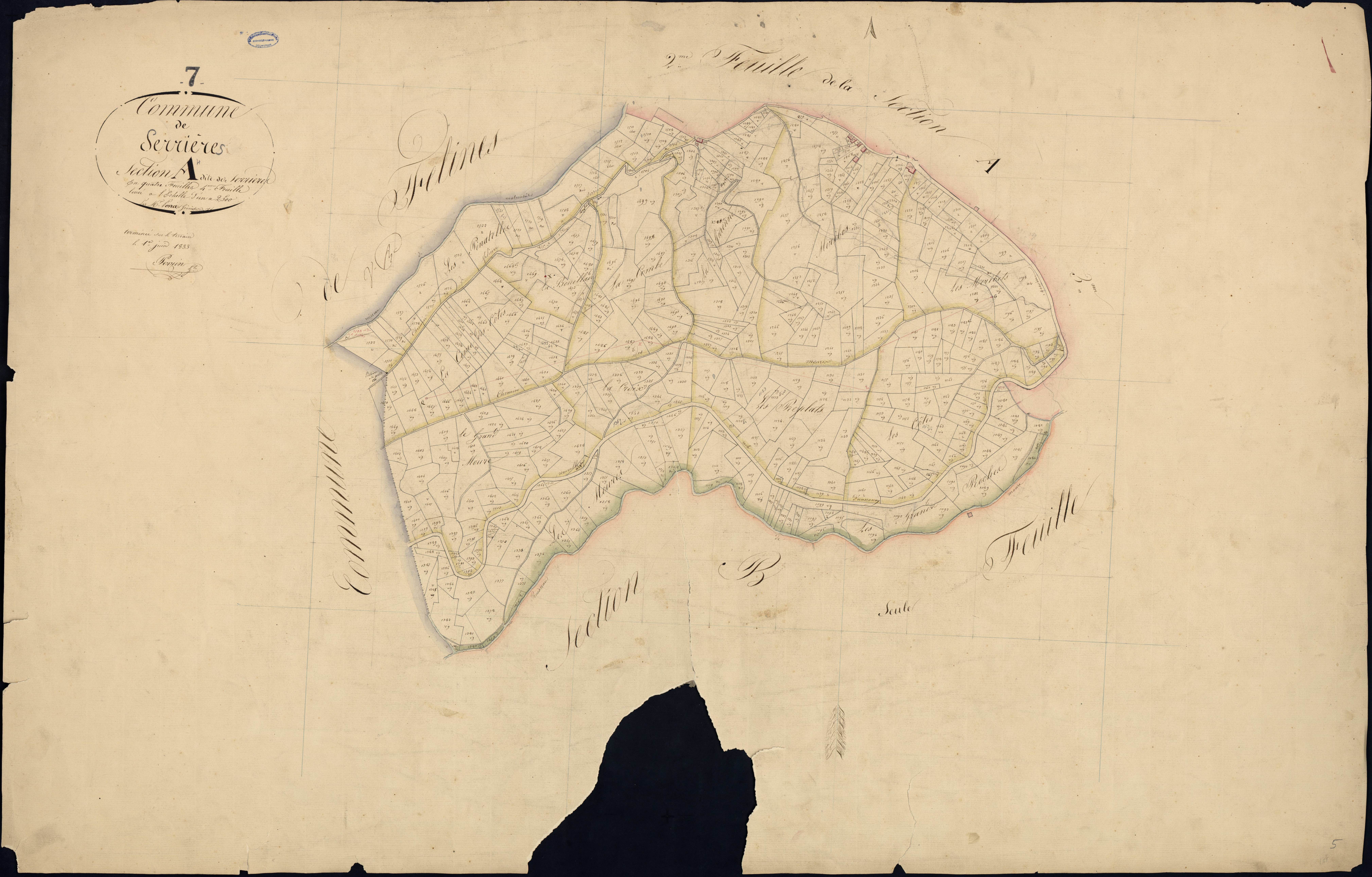 Serrières - Section A - Feuillet 4