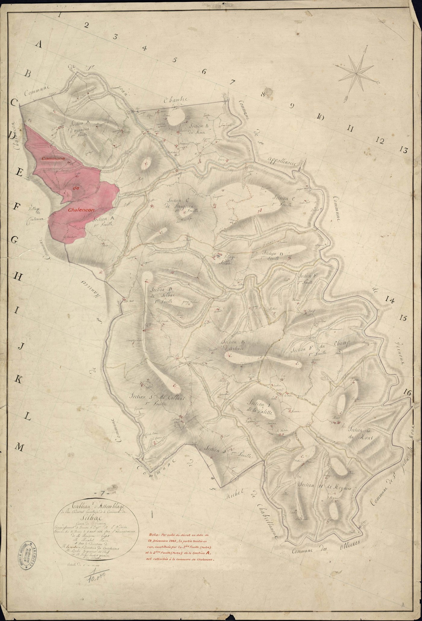 Silhac - Tableau d'assemblage