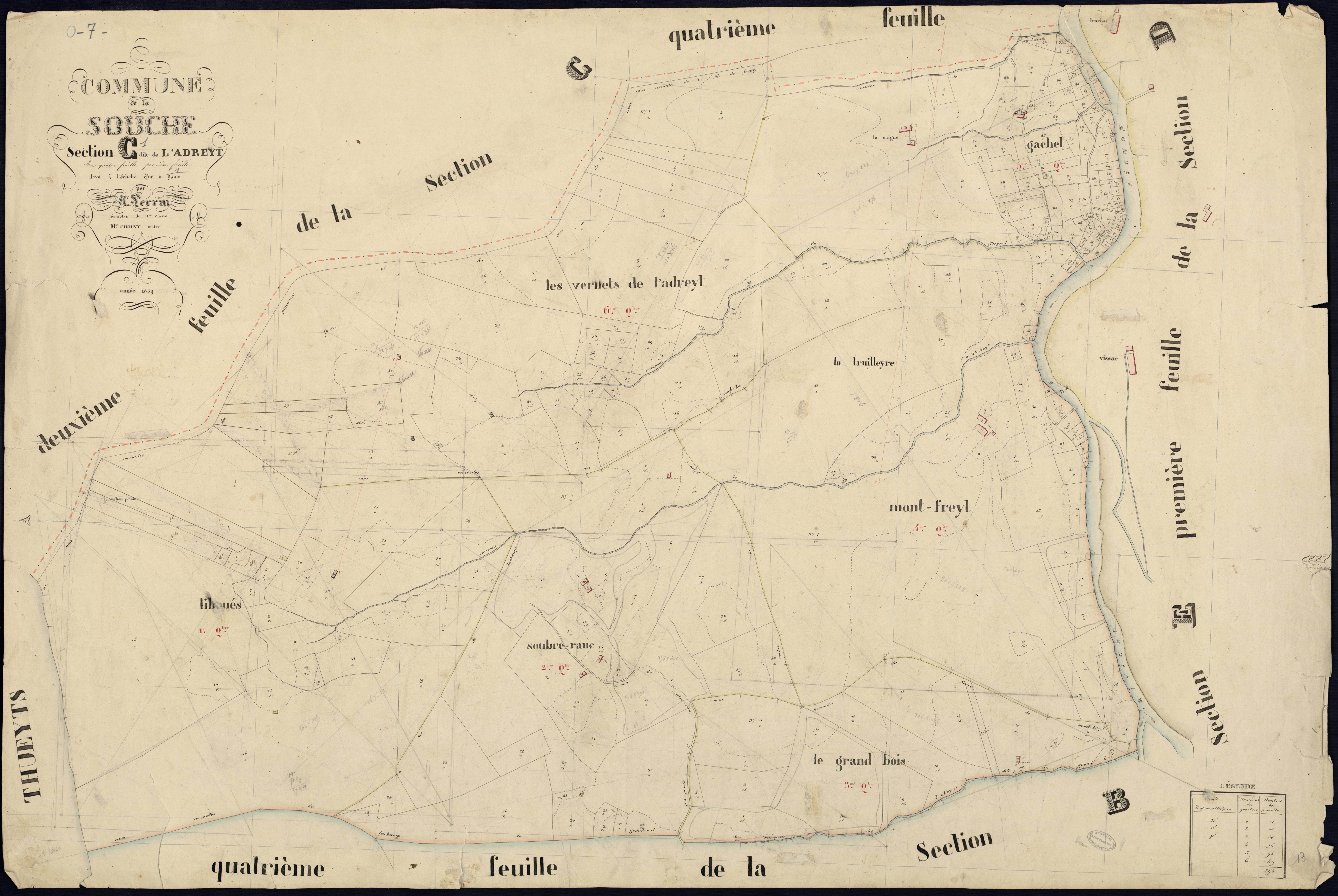 La Souche - Section C - Feuillet 1