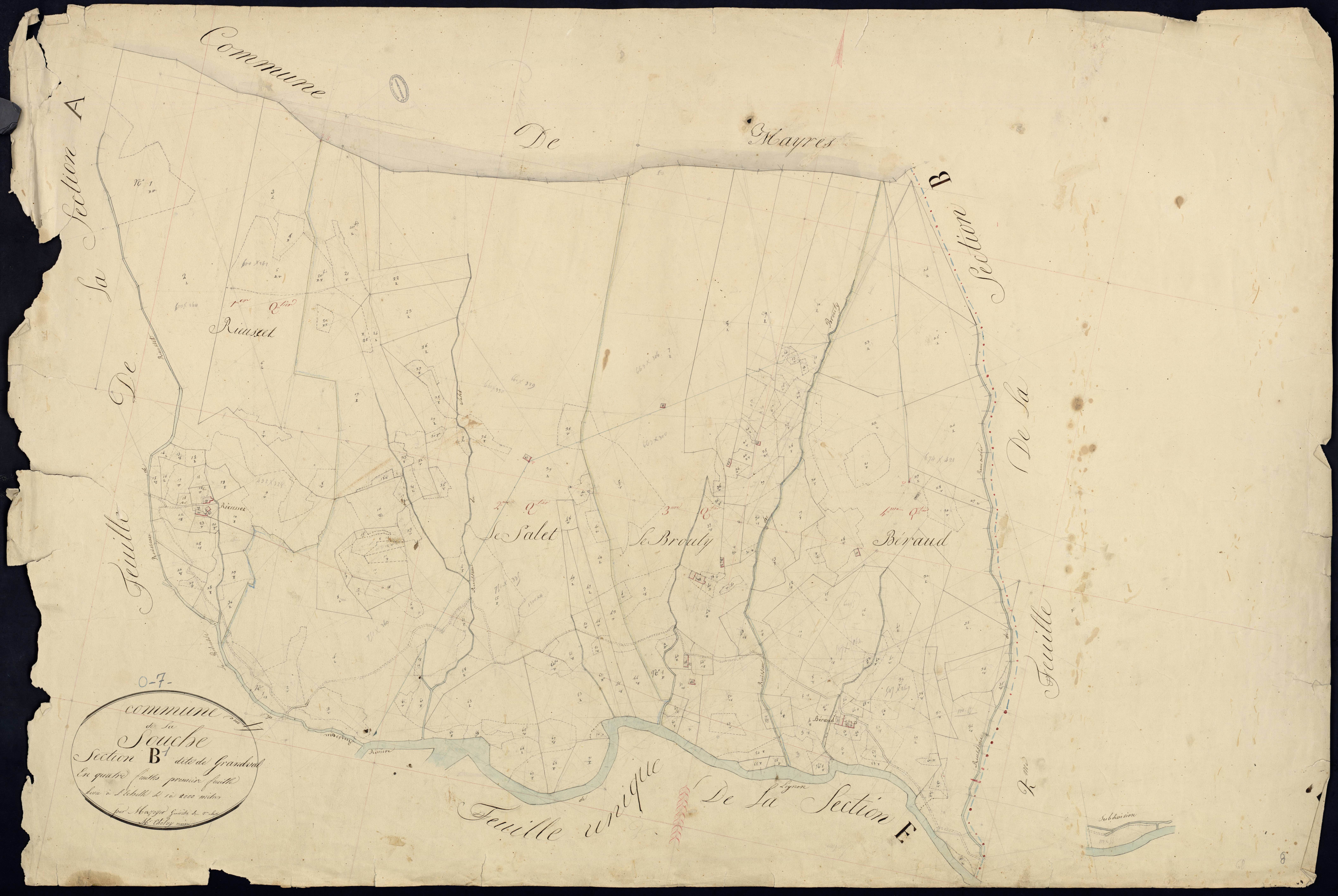 La Souche - Section B - Feuillet 1