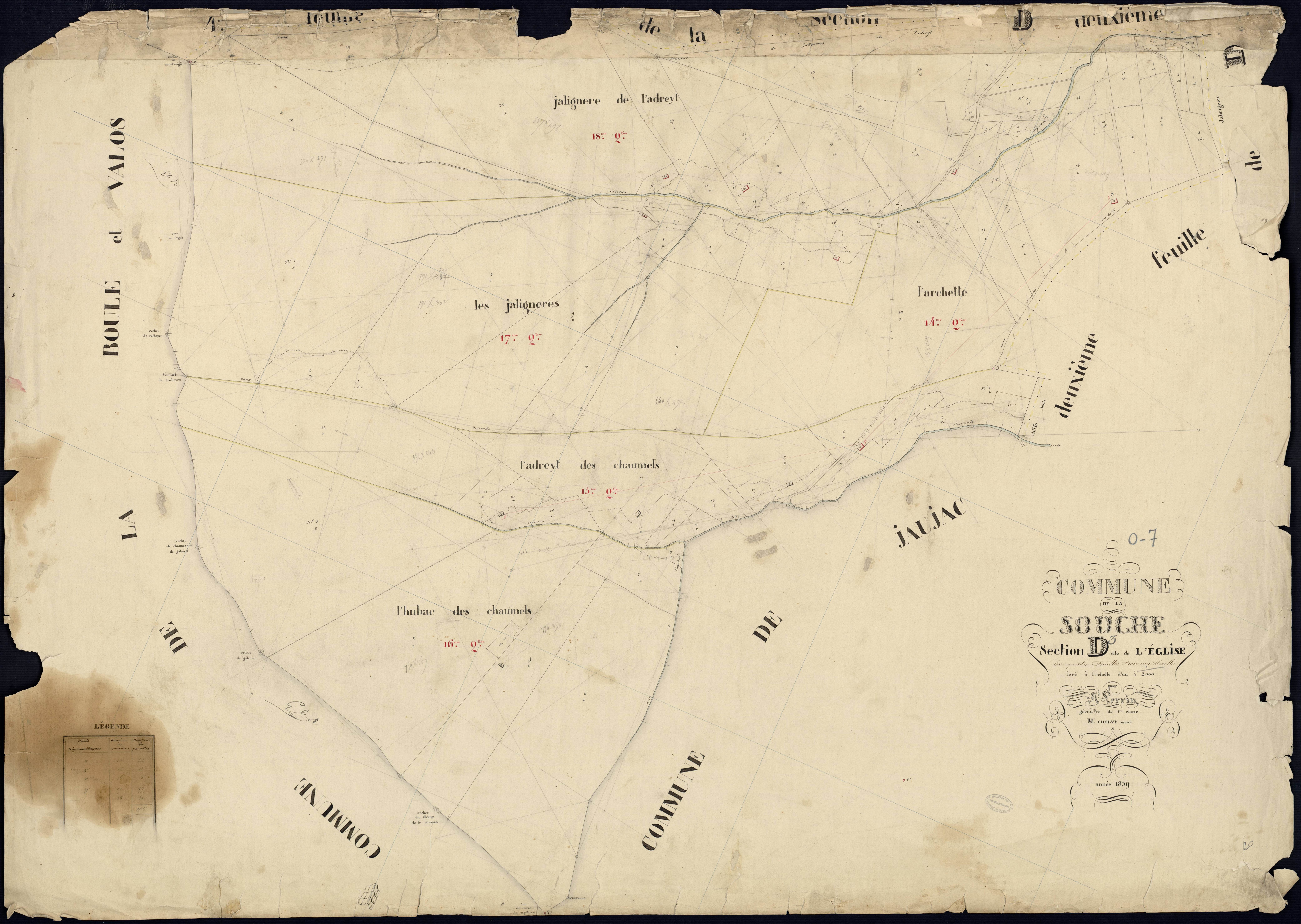 La Souche - Section D - Feuillet 3