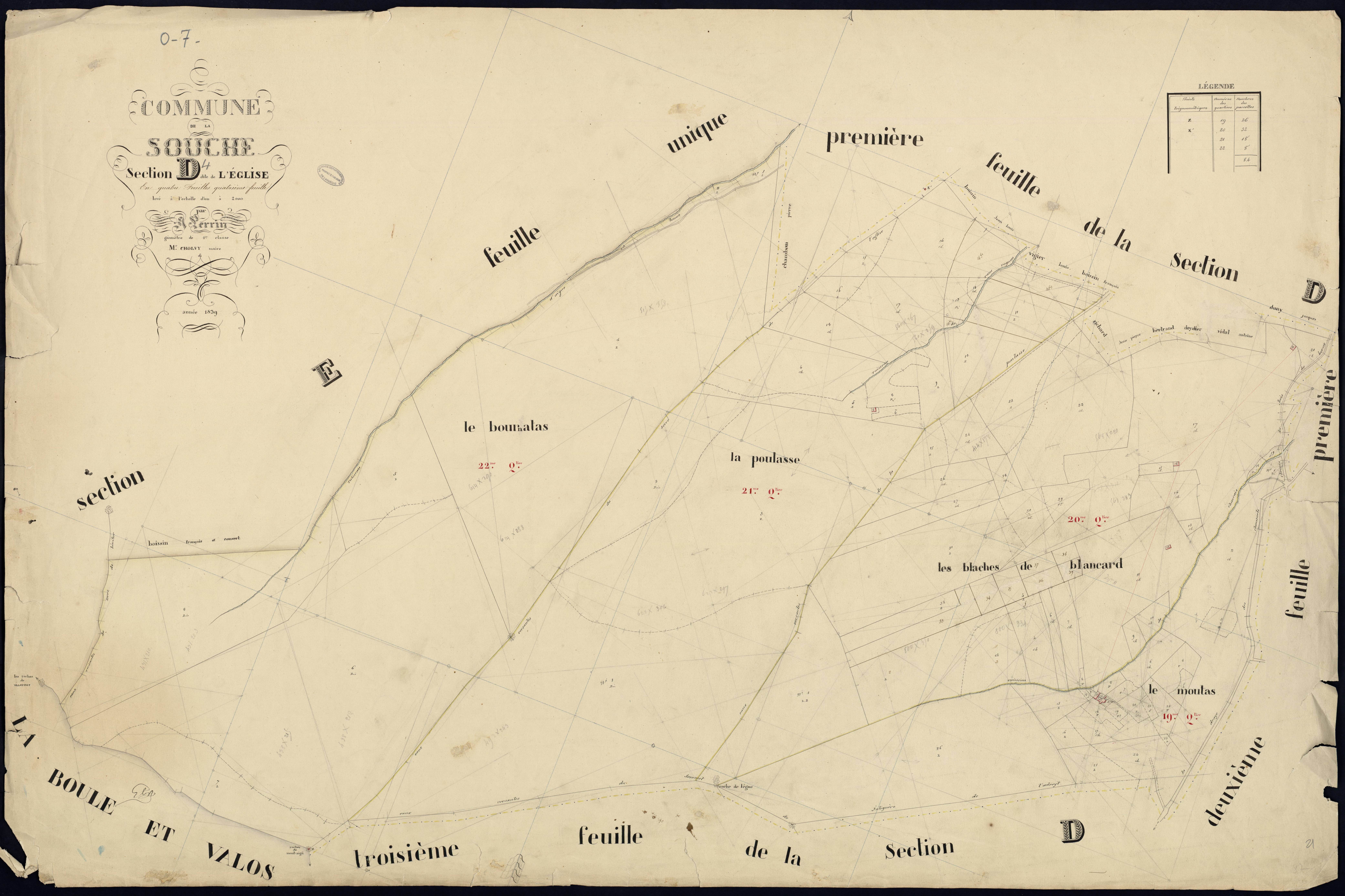 La Souche - Section D - Feuillet 4