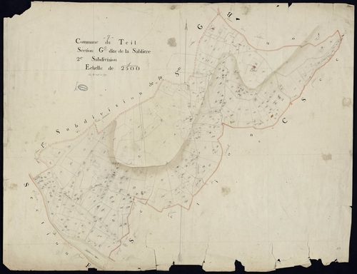Le Teil - Section G - Feuillet 2