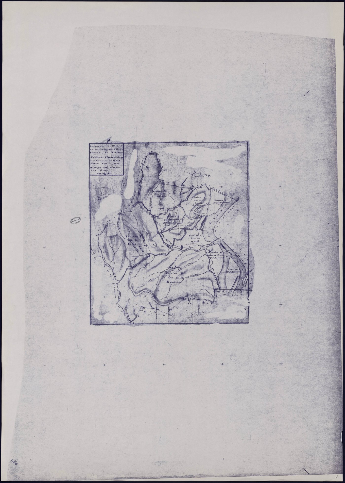 Le Teil - Tableau d'assemblage