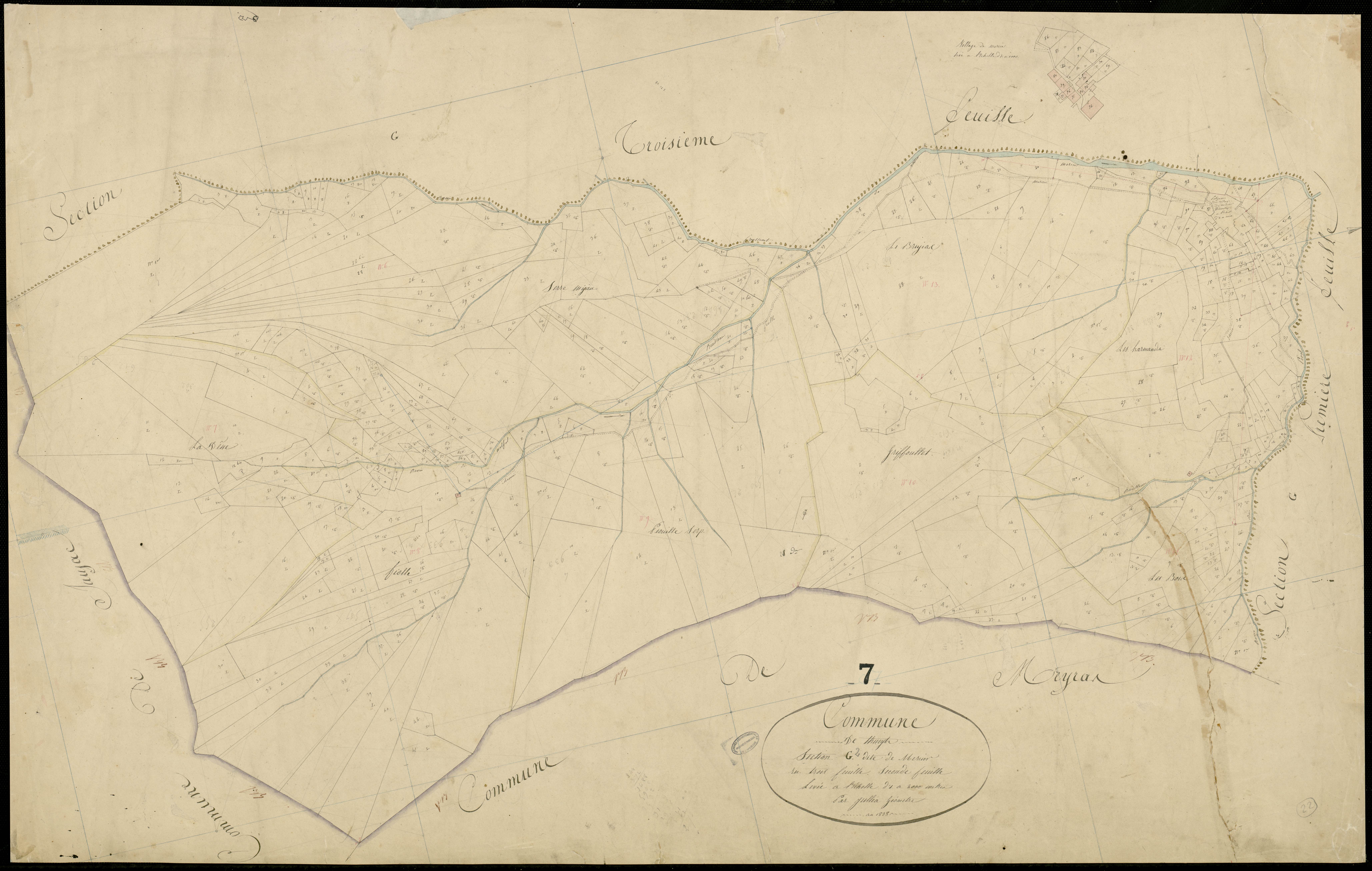 Thueyts - Section G - Feuillet 2