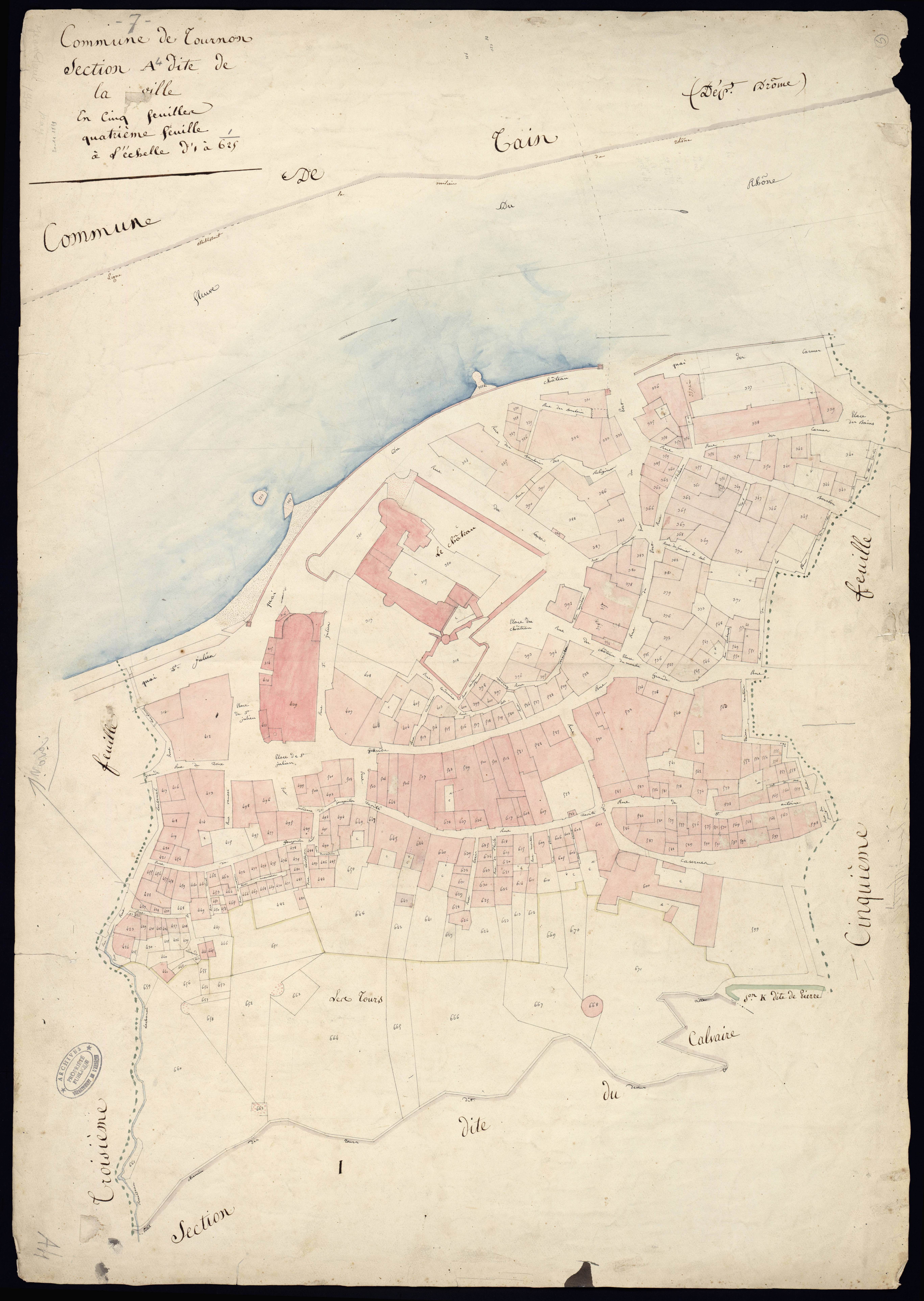 Tournon-sur-Rhône - Section A - Feuillet 4