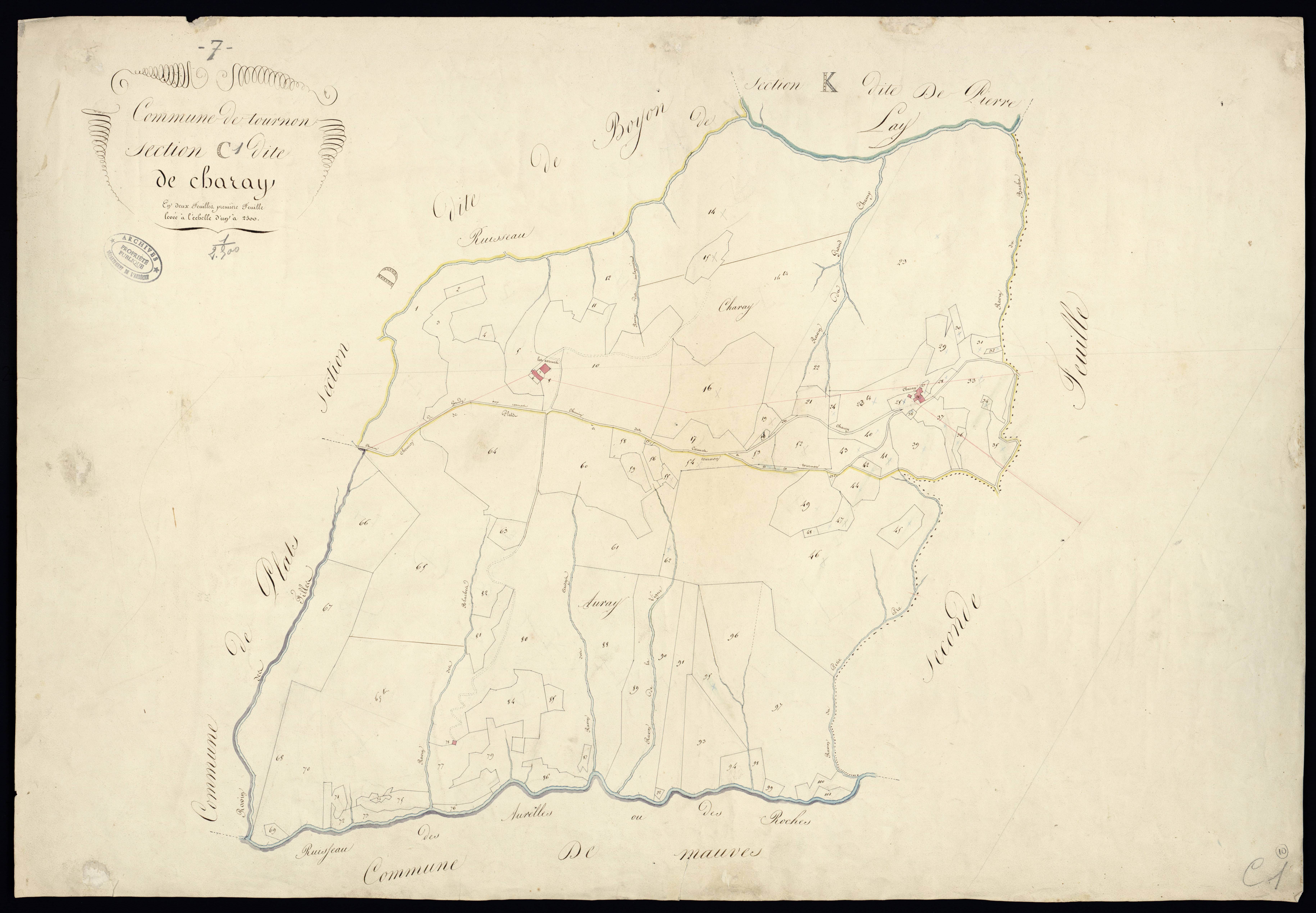 Tournon-sur-Rhône - Section C - Feuillet 1