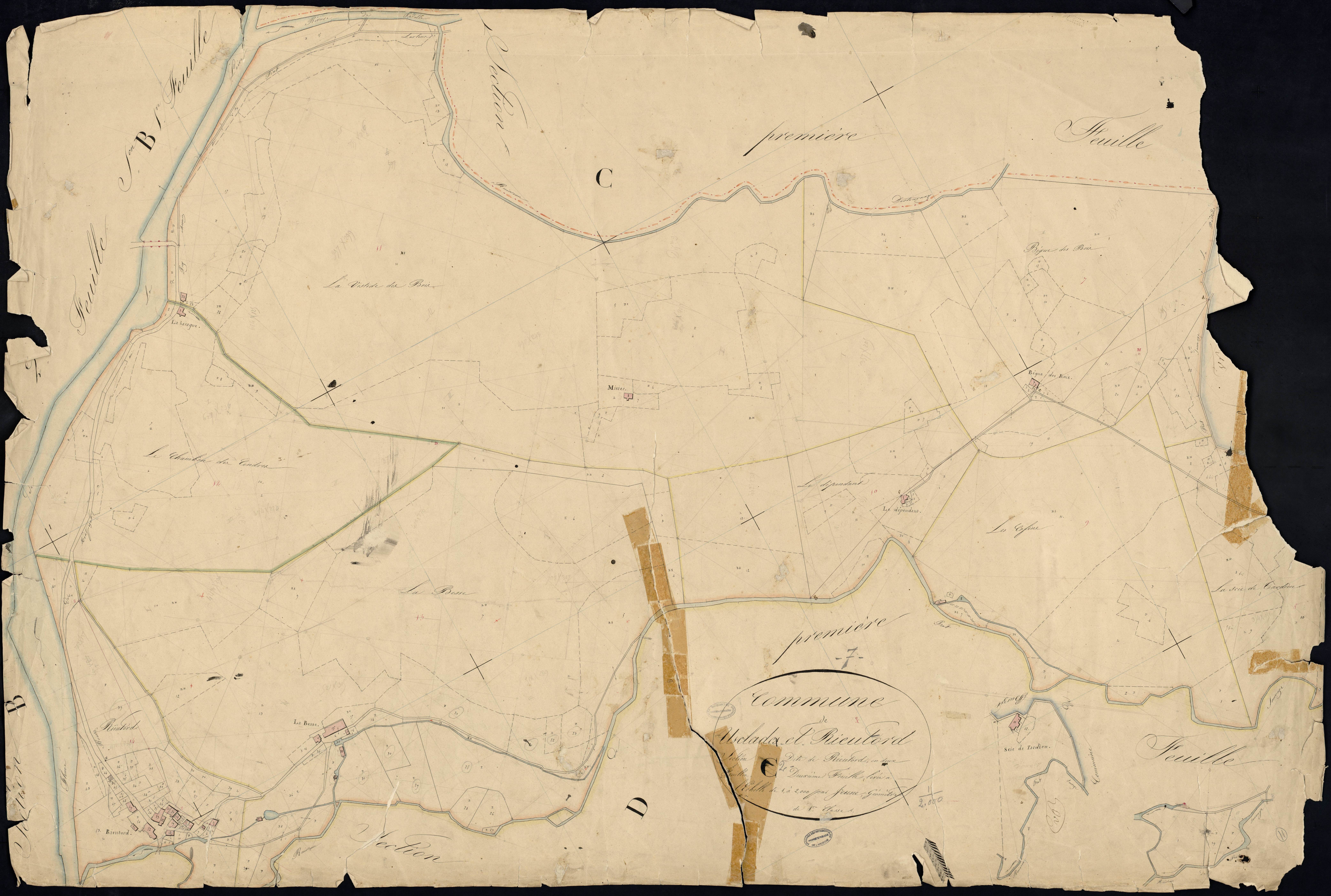 Usclades-et-Rieutord - Section C - Feuillet 2,3