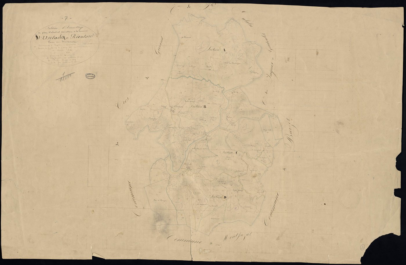 Usclades-et-Rieutord - Tableau d'assemblage