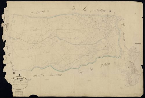 Valgorge - Section B - Feuillet 2