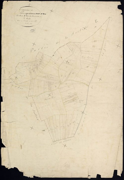 Vallon-Pont-d'Arc - Section E - Feuillet 2