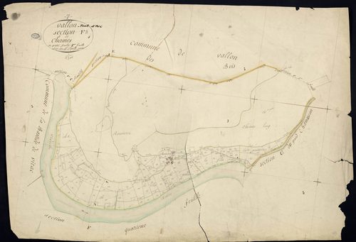 Vallon-Pont-d'Arc - Section F - Feuillet 2