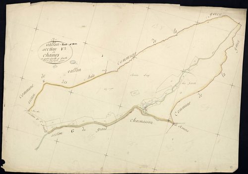 Vallon-Pont-d'Arc - Section F - Feuillet 3