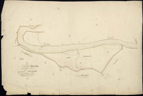 Vallon-Pont-d'Arc - Section G - Feuillet 3