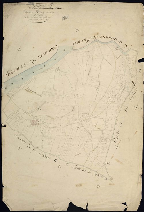 Vallon-Pont-d'Arc - Section A - Feuillet 1