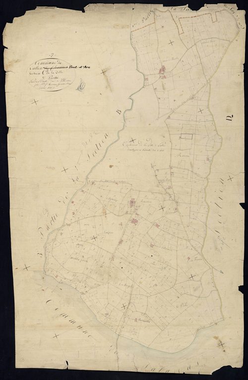 Vallon-Pont-d'Arc - Section C - Feuillet 2