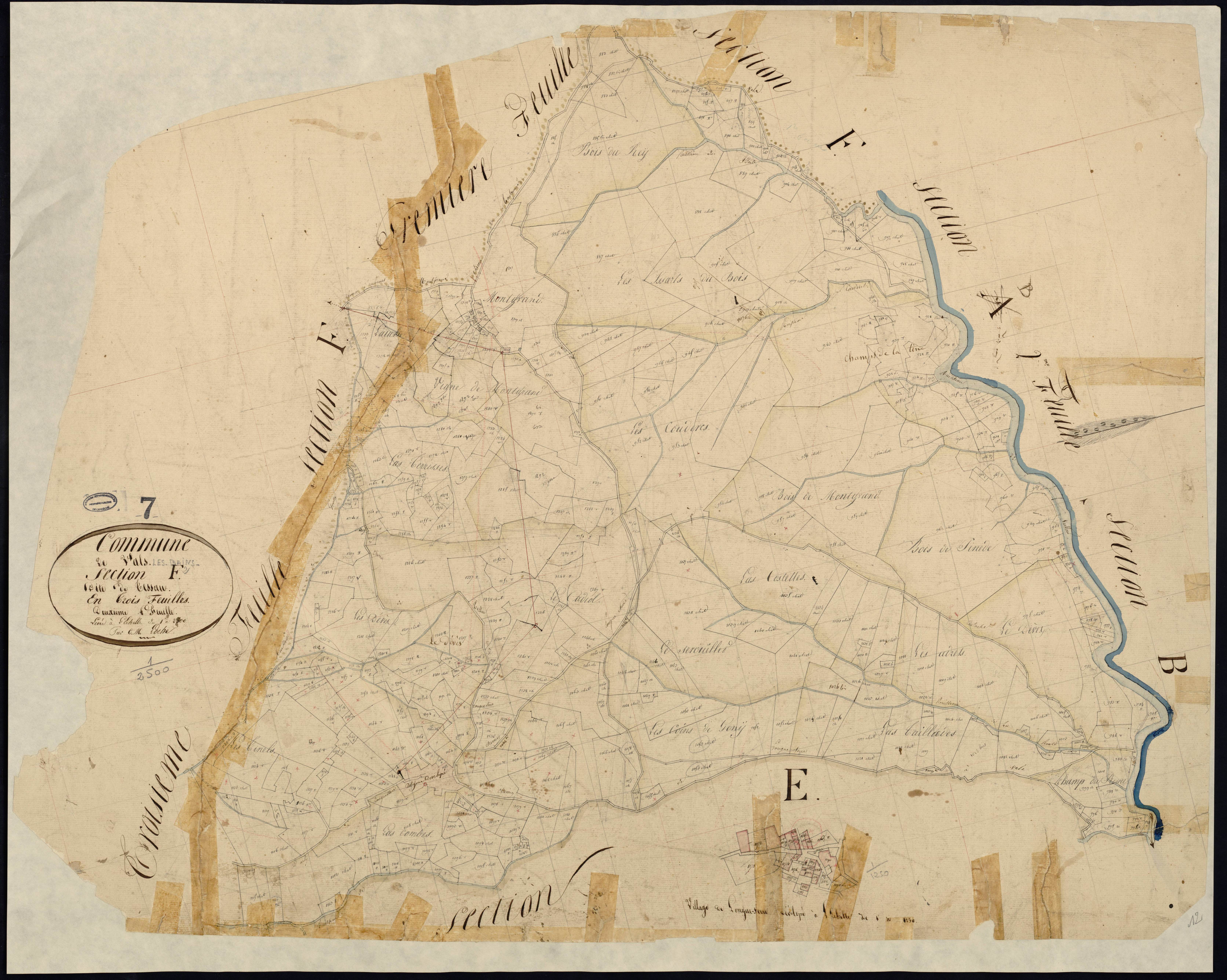 Vals-les-Bains - Section F - Feuillet 2
