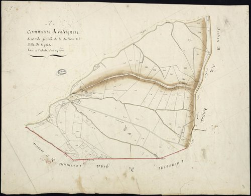 Valvignères - Section E - Feuillet 2