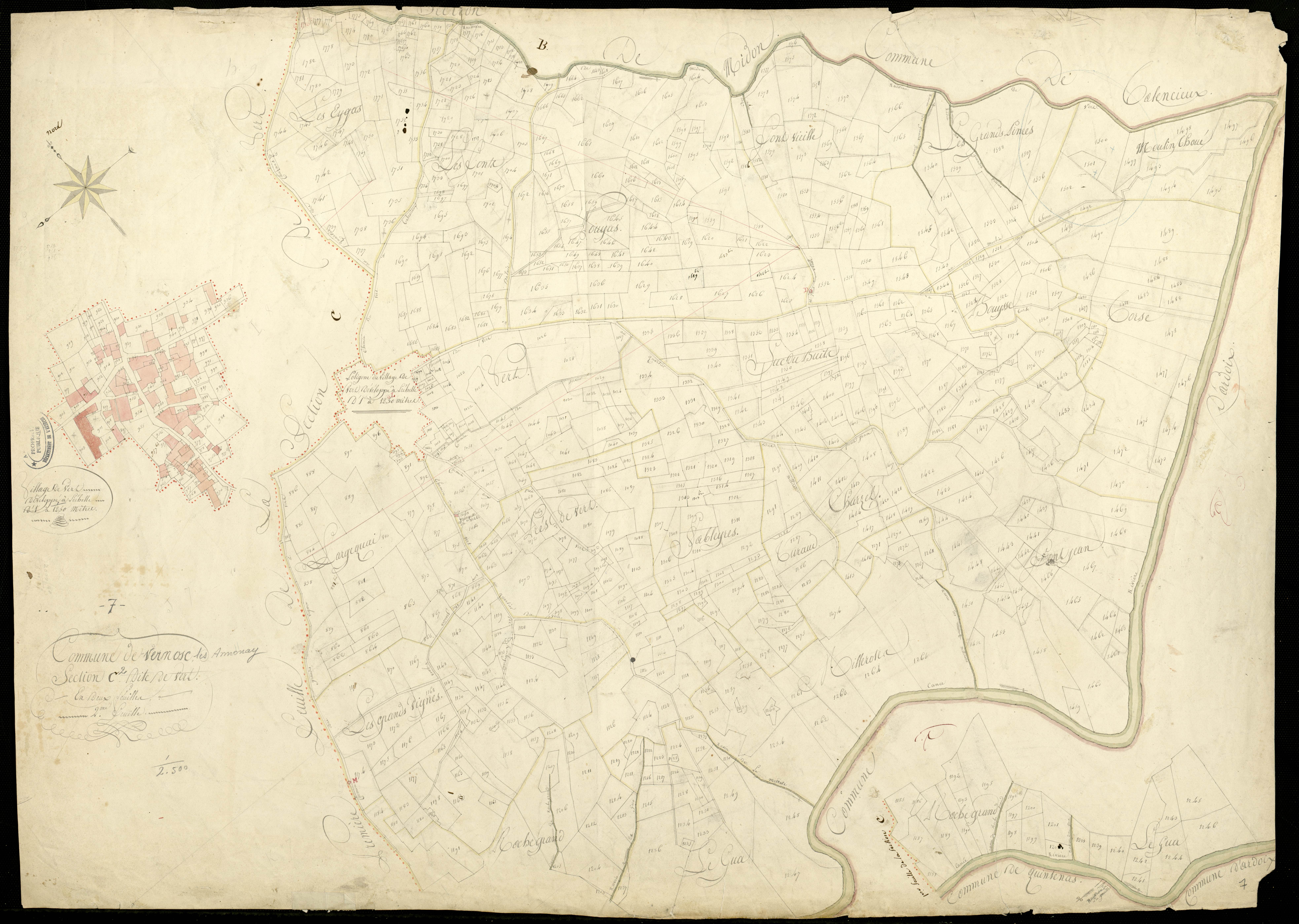 Vernosc-lès-Annonay - Section C - Feuillet 2