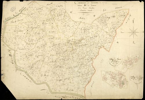Vernosc-lès-Annonay - Section D - Feuillet 1