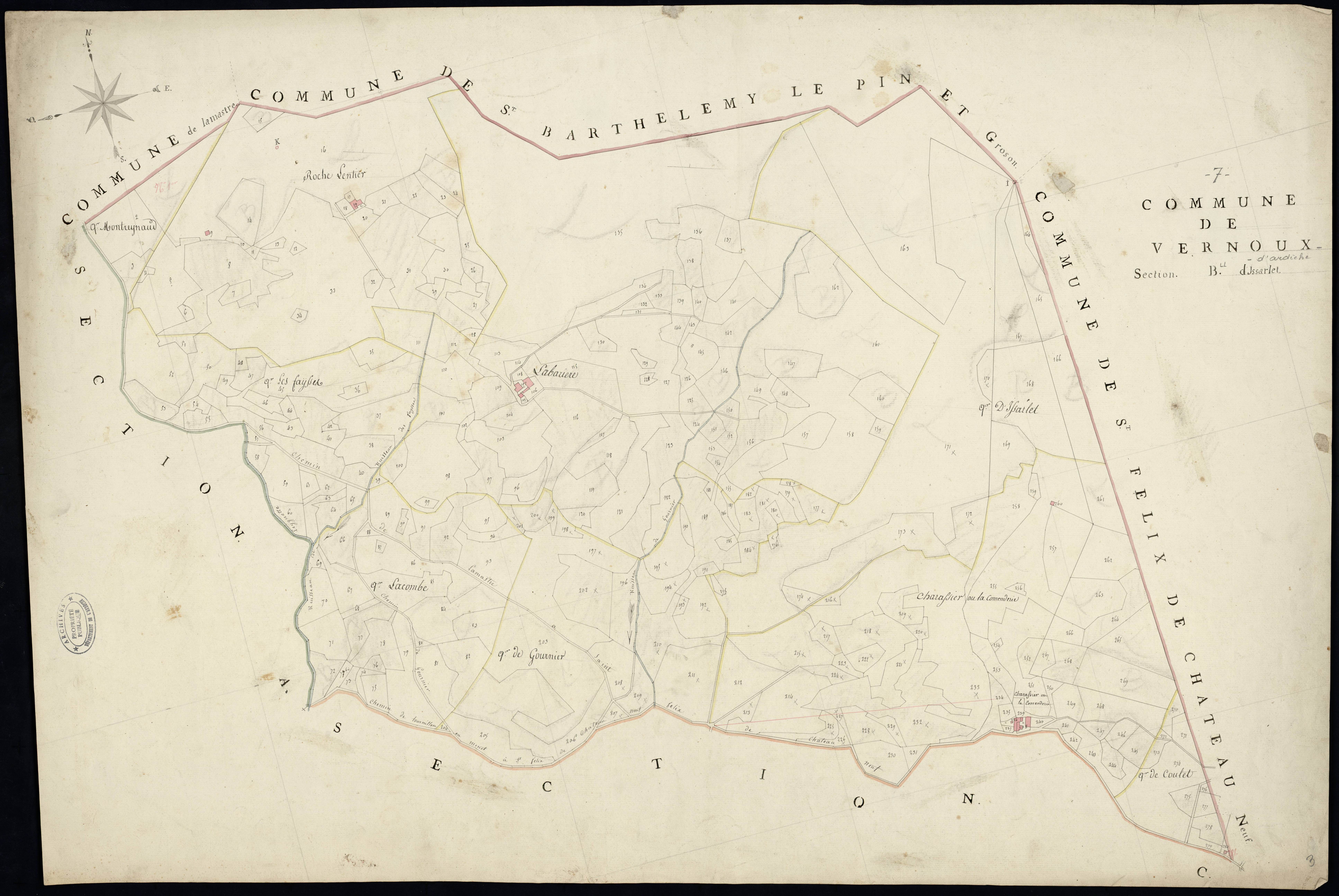 Vernoux-en-Vivarais - Section B