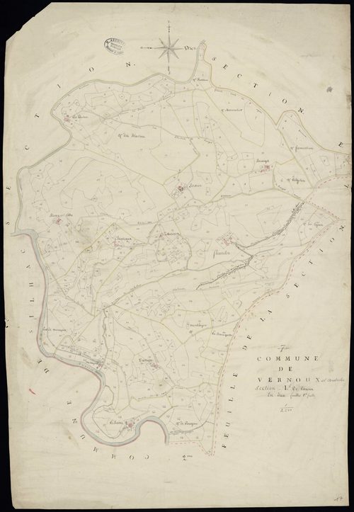Vernoux-en-Vivarais - Section I - Feuillet 1