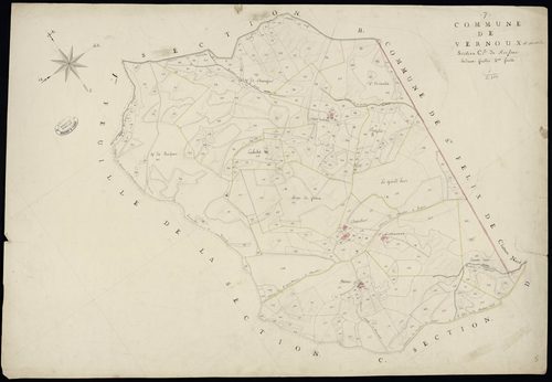 Vernoux-en-Vivarais - Section C - Feuillet 2