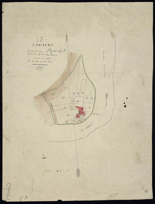 Viviers - Section C - Feuillet 1