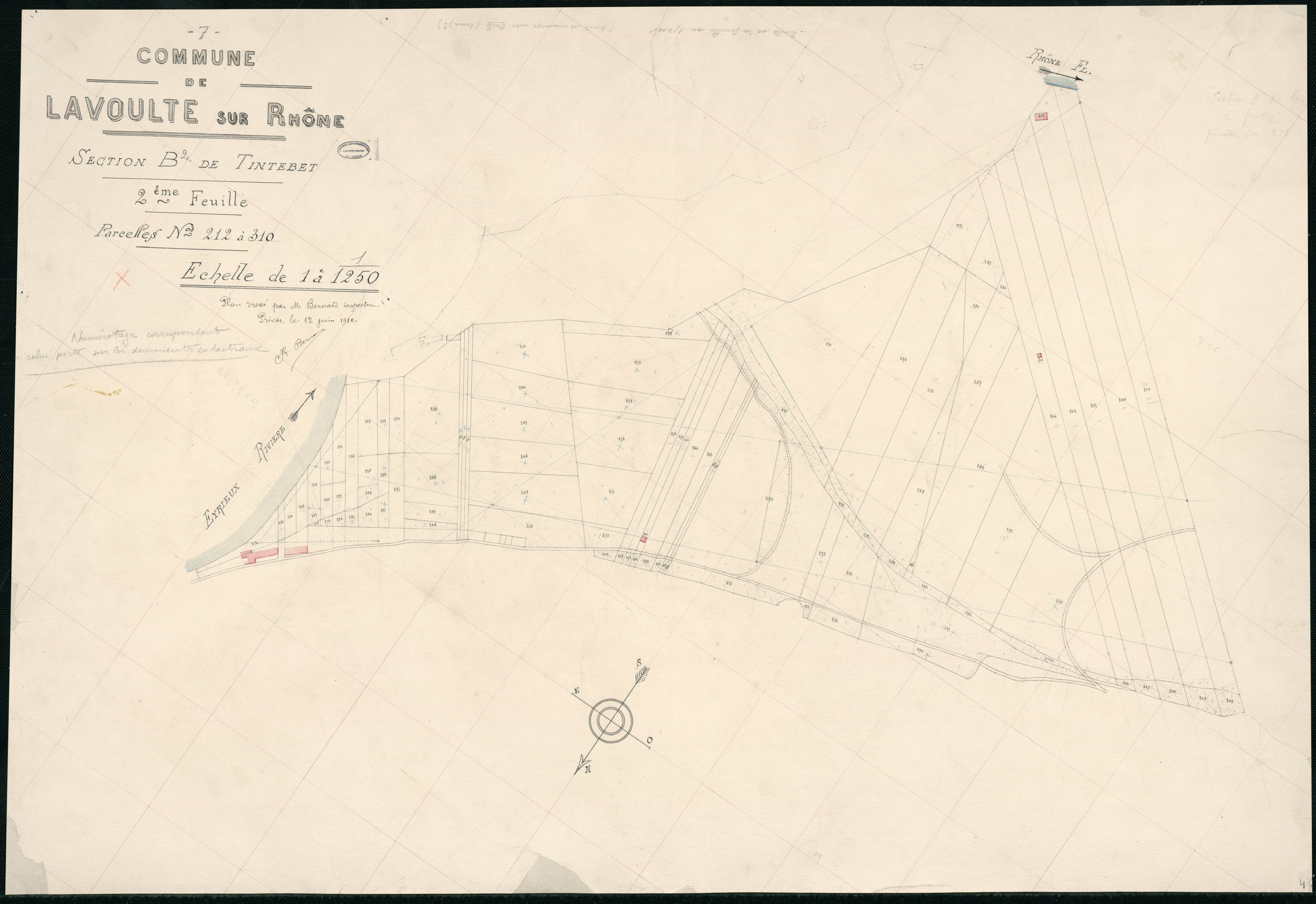 La Voulte-sur-Rhône - Section B - Feuillet 2
