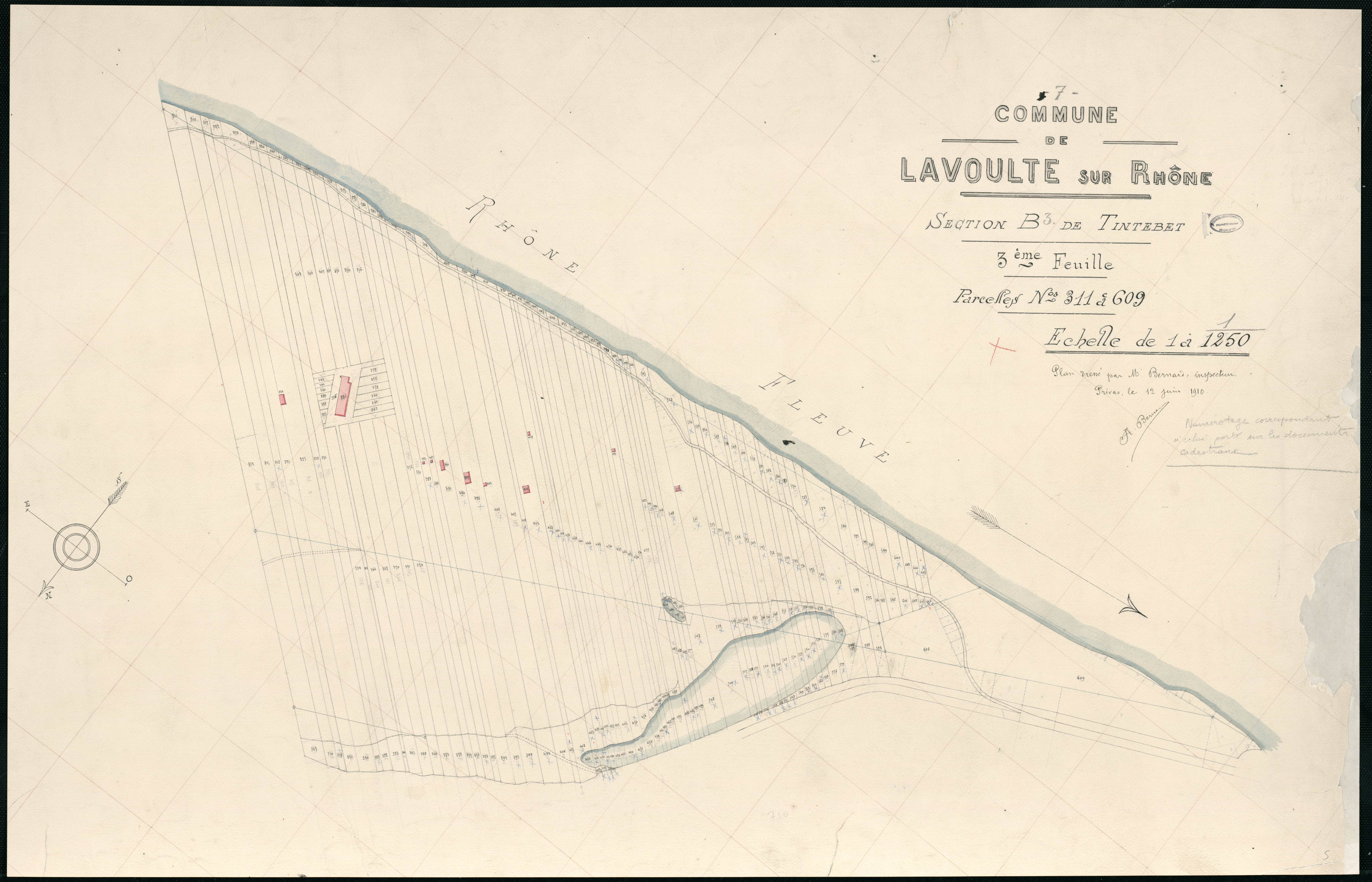 La Voulte-sur-Rhône - Section B - Feuillet 3