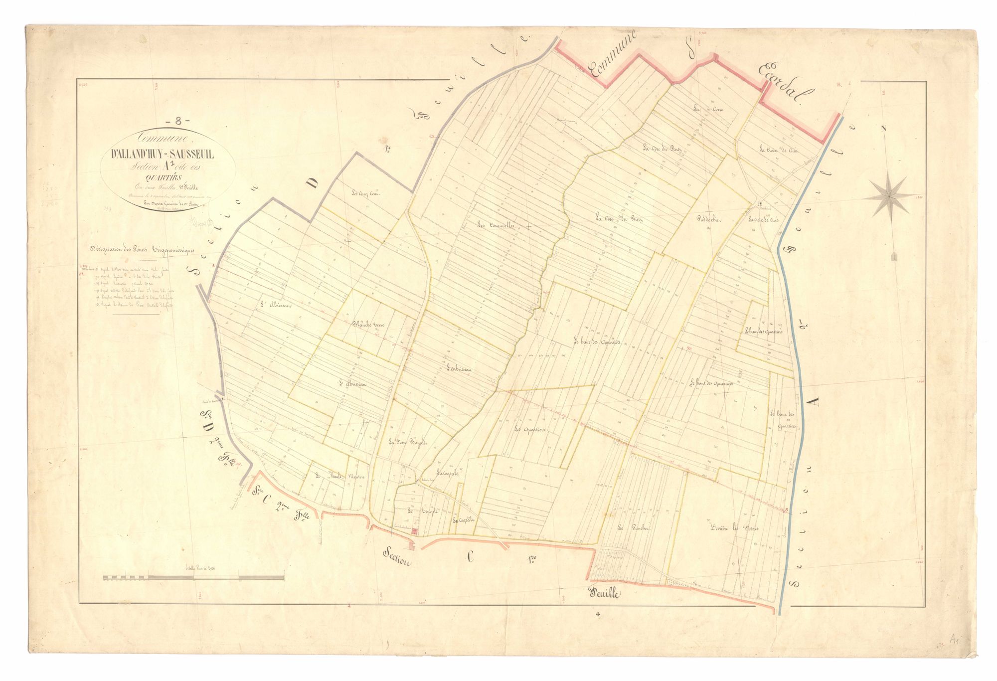 Alland'Huy-et-Sausseuil - Les Quartiers