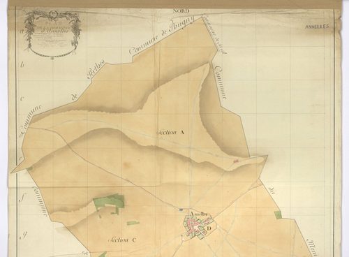 Annelles - Plan de la commune