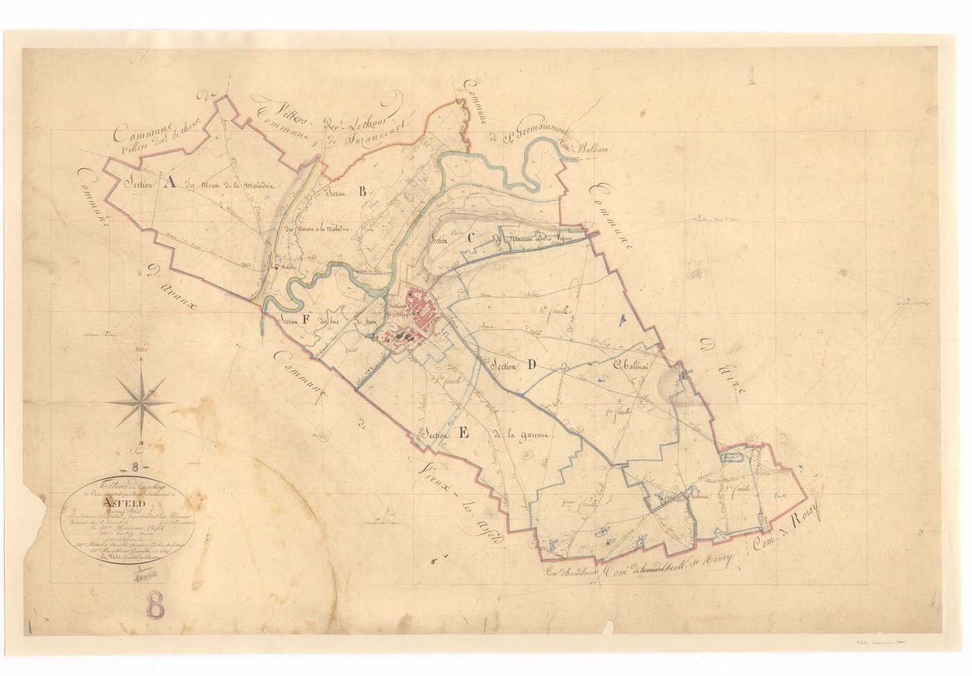Asfeld - Tableau d'assemblage