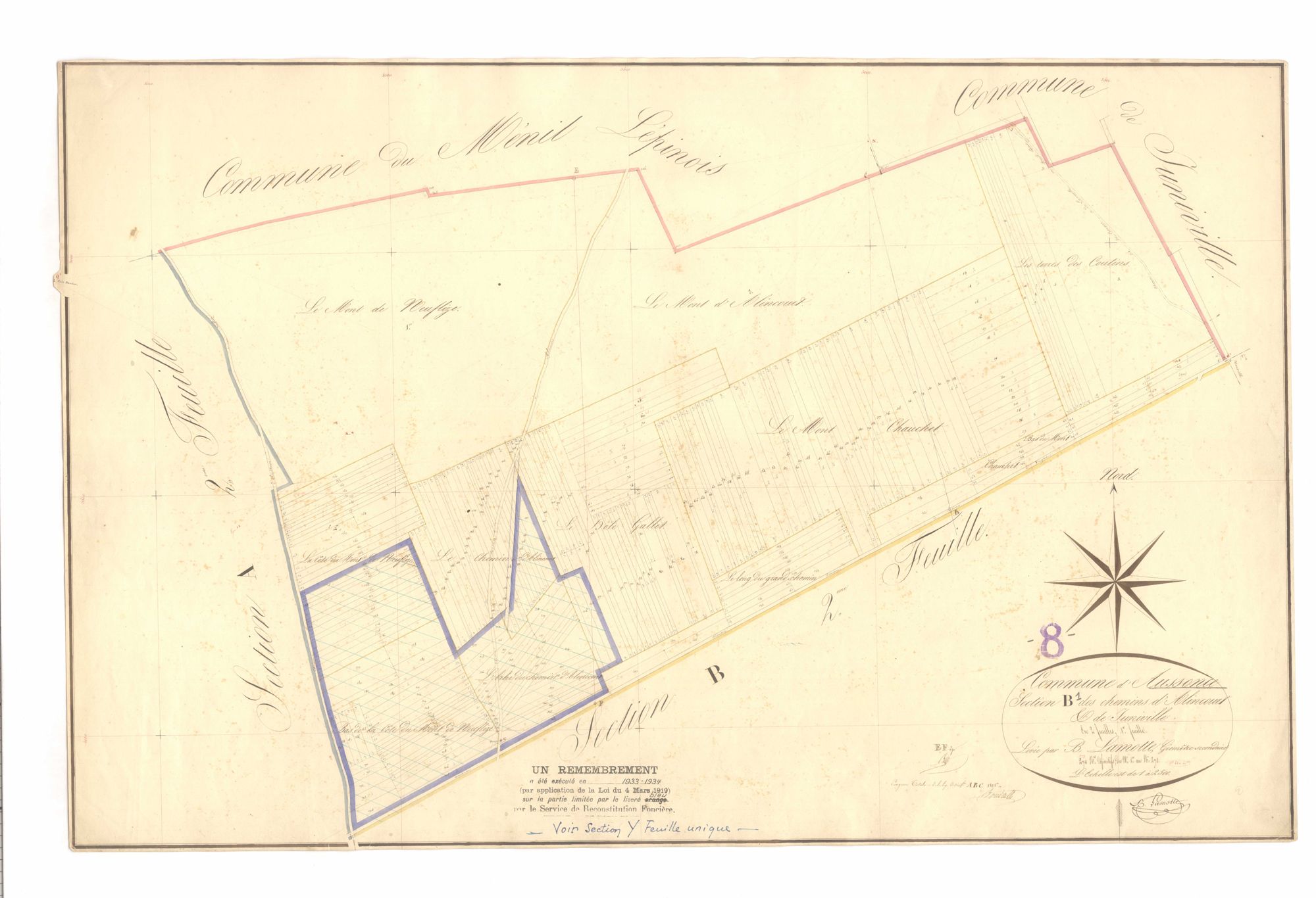 Aussonce - Les Chemins d'Alincourt et de Juniville