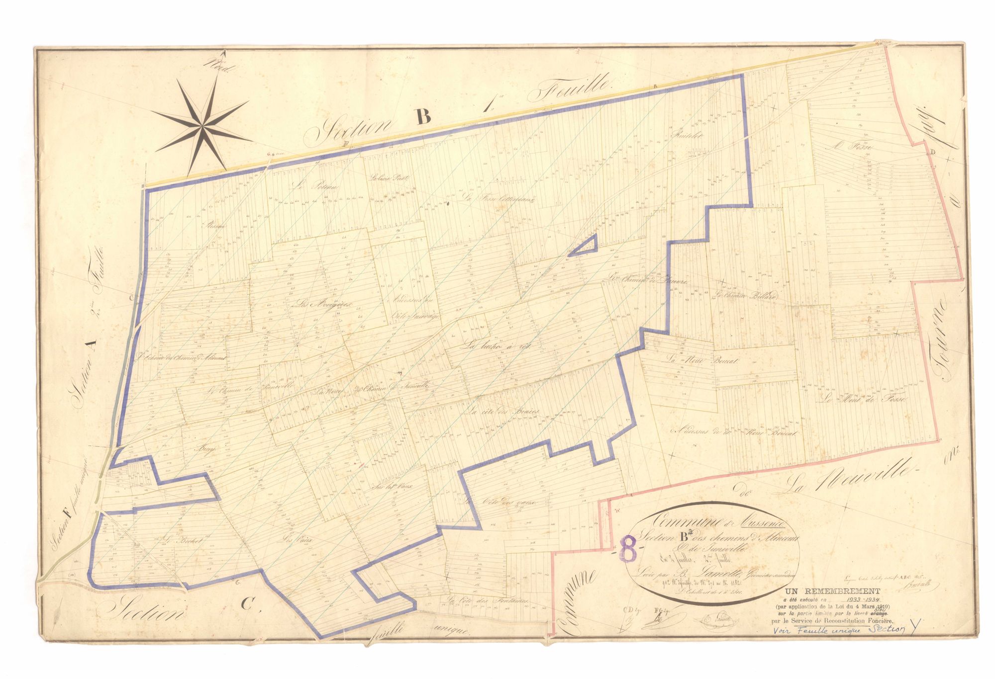 Aussonce - Les Chemins d'Alincourt et de Juniville