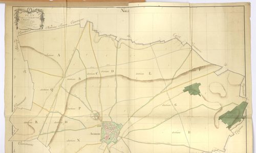 Avançon - Plan de la commune